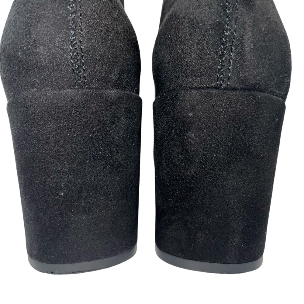 UNISA Womens Black Faux Suede Sock Bootie Size 8M - Picture 6 of 10